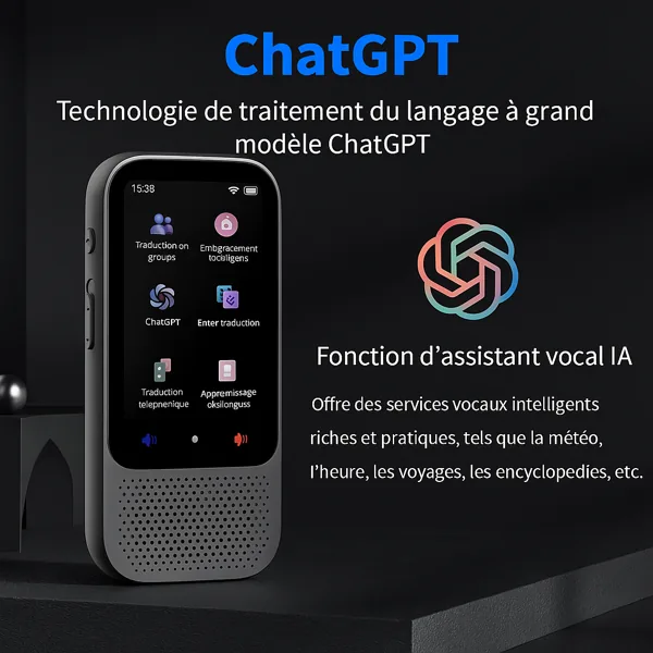 L'assistant ChatGPT intégré au S80 Pro