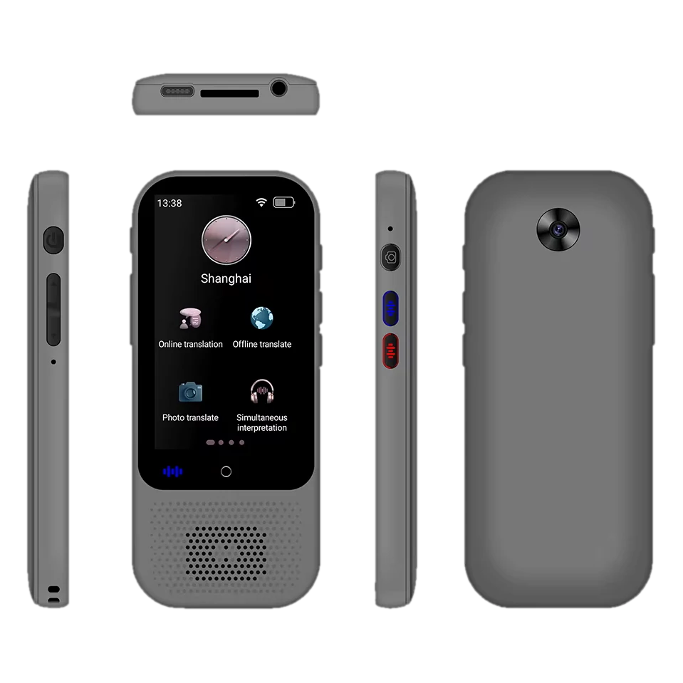 Le S80 Pro de face, de profil et de dos